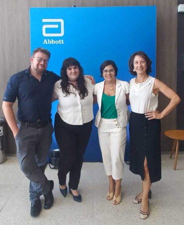 Equipe de interpretação simultanea do evento realizado dia 07 de março, em Itu - SP, para a Abbott Brasil.